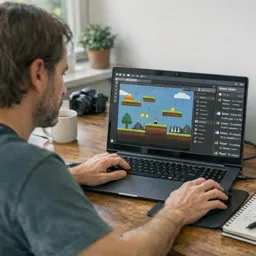 Imagem do Curso gratuito Construct do Zero: Desenvolvendo Jogos 2D Sem Programar (com Eventos)