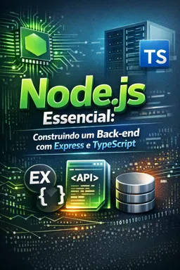 Capa do Ebook gratuito Node.js Essencial: Construindo um Back-end com Express e TypeScript