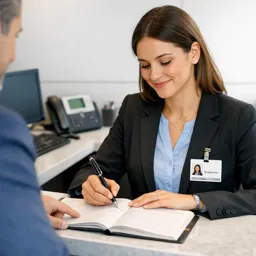 Imagem do Curso gratuito Manual do Primeiro Emprego em Recepção: Rotinas, Postura e Organização