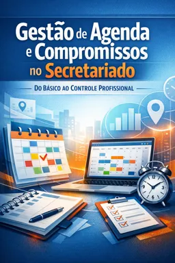 Capa do Ebook gratuito Gestão de Agenda e Compromissos no Secretariado: Do Básico ao Controle Profissional