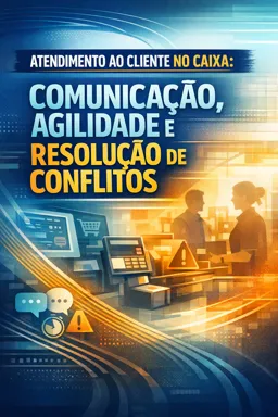 Capa do Ebook gratuito Atendimento ao Cliente no Caixa: Comunicação, Agilidade e Resolução de Conflitos