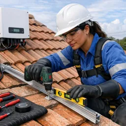 Imagem do Curso gratuito Instalação de Placas Solares: Guia Prático Completo do Projeto à Conexão com a Rede