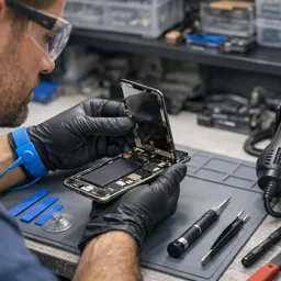 Imagem do Curso gratuito Troca de Tela e Vidro em Celulares: Procedimentos Seguros e Boas Práticas