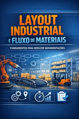 Capa do Ebook gratuito Layout Industrial e Fluxo de Materiais: Fundamentos para Reduzir Movimentações