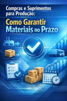 Capa do Ebook gratuito Compras e Suprimentos para Produção: Como Garantir Materiais no Prazo