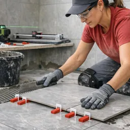 Imagem do Curso gratuito Assentamento de Azulejos e Porcelanatos: Base, Argamassas, Rejuntes e Nivelamento