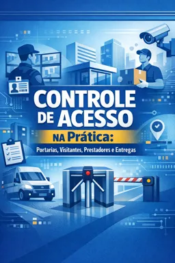 Capa do Ebook gratuito Controle de Acesso na Prática: Portarias, Visitantes, Prestadores e Entregas