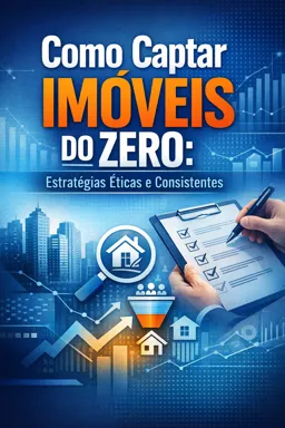 Capa do Ebook gratuito Como Captar Imóveis do Zero: Estratégias Éticas e Consistentes