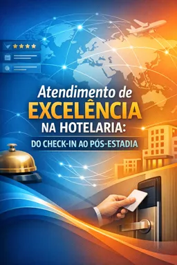 Capa do Ebook gratuito Atendimento de Excelência na Hotelaria: do Check-in ao Pós-Estadia