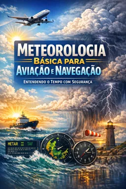 Capa do Ebook gratuito Meteorologia Básica para Aviação e Navegação: Entendendo o Tempo com Segurança