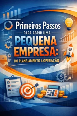 Capa do Ebook gratuito Primeiros Passos para Abrir uma Pequena Empresa: do Planejamento à Operação