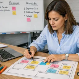 Imagem do Curso gratuito Lean Canvas para Iniciantes: preenchimento, exemplos e decisões estratégicas