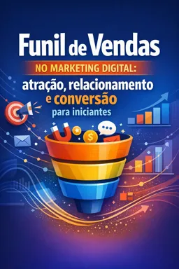 Capa do Ebook gratuito Funil de Vendas no Marketing Digital: atração, relacionamento e conversão para iniciantes