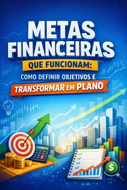 Capa do Ebook gratuito Metas Financeiras que Funcionam: Como Definir Objetivos e Transformar em Plano