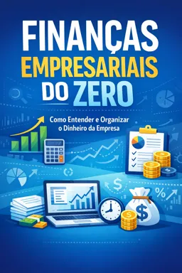 Capa do Ebook gratuito Finanças Empresariais do Zero: Como Entender e Organizar o Dinheiro da Empresa