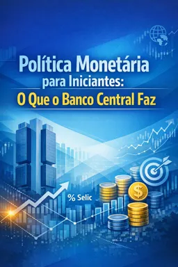 Capa do Ebook gratuito Política Monetária para Iniciantes: O Que o Banco Central Faz