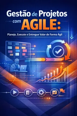 Capa do Ebook gratuito Gestão de Projetos com Agile: Planeje, Execute e Entregue Valor de Forma Ágil