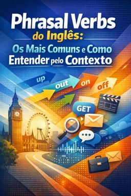 Capa do Ebook gratuito Phrasal Verbs do Inglês: Os Mais Comuns e Como Entender pelo Contexto