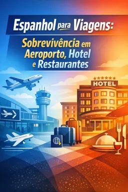 Capa do Ebook gratuito Espanhol para Viagens: Sobrevivência em Aeroporto, Hotel e Restaurantes