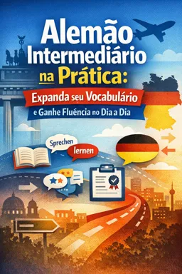 Capa do Ebook gratuito Alemão Intermediário na Prática: Expanda seu Vocabulário e Ganhe Fluência no Dia a Dia