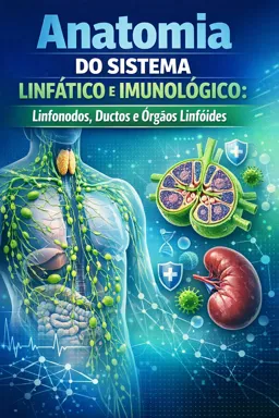 Capa do Ebook gratuito Anatomia do Sistema Linfático e Imunológico: Linfonodos, Ductos e Órgãos Linfóides