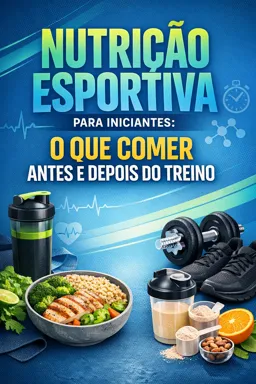 Capa do Ebook gratuito Nutrição Esportiva para Iniciantes: O que Comer Antes e Depois do Treino