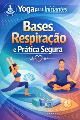 Capa do Ebook gratuito Yoga para Iniciantes: Bases, Respiração e Prática Segura