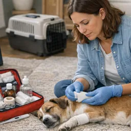 Imagem do Curso gratuito Primeiros Socorros Veterinários para Tutores: o que fazer até chegar ao veterinário