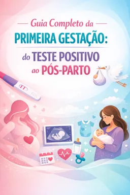 Capa do Ebook gratuito Guia Completo da Primeira Gestação: do Teste Positivo ao Pós-Parto