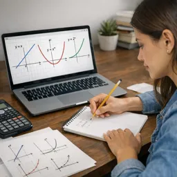 Imagem do Curso gratuito Funções Matemáticas na Prática: Do Conceito aos Gráficos