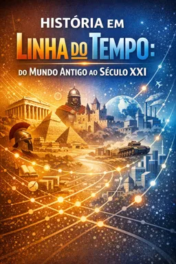 Capa do Ebook gratuito História em Linha do Tempo: do Mundo Antigo ao Século XXI