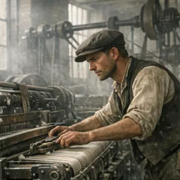 Imagem do Curso gratuito Revolução Industrial: tecnologia, trabalho e desigualdade (séculos XVIII–XIX)