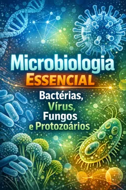 Capa do Ebook gratuito Microbiologia Essencial: Bactérias, Vírus, Fungos e Protozoários