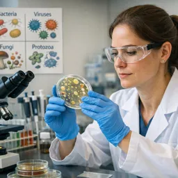 Imagem do Curso gratuito Microbiologia Essencial: Bactérias, Vírus, Fungos e Protozoários