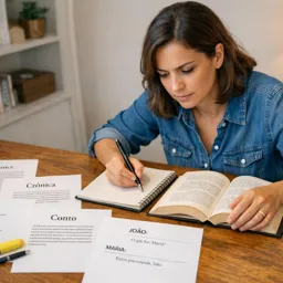 Imagem do Curso gratuito Gêneros Literários do Zero: Romance, Conto, Crônica, Poesia e Teatro