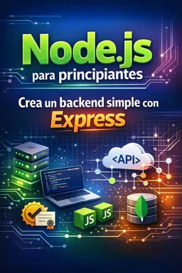 Portada de libro electrónico gratuitaNode.js para principiantes: crea un backend simple con Express