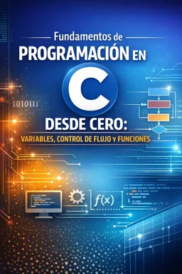 Portada de libro electrónico gratuitaFundamentos de programación en C desde cero: variables, control de flujo y funciones