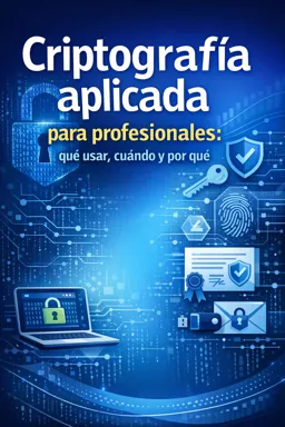 Portada de libro electrónico gratuitaCriptografía aplicada para profesionales: qué usar, cuándo y por qué.
