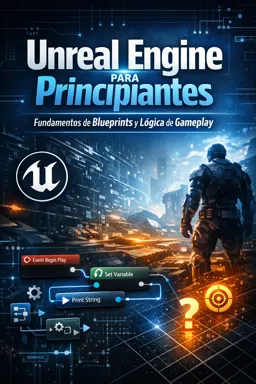 Portada de libro electrónico gratuitaUnreal Engine para Principiantes: Fundamentos de Blueprints y Lógica de Gameplay