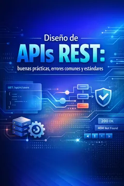 Portada de libro electrónico gratuitaDiseño de APIs REST: buenas prácticas, errores comunes y estándares
