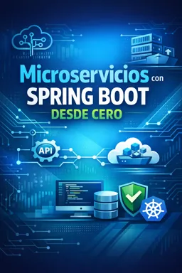 Portada de libro electrónico gratuitaMicroservicios con Spring Boot desde Cero