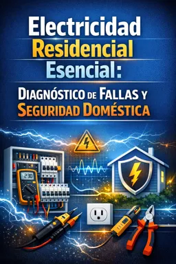 Portada de libro electrónico gratuitaElectricidad Residencial Esencial: Diagnóstico de Fallas y Seguridad Doméstica