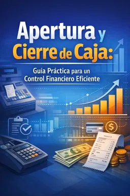 Portada de libro electrónico gratuitaApertura y Cierre de Caja: Guía Práctica para un Control Financiero Eficiente