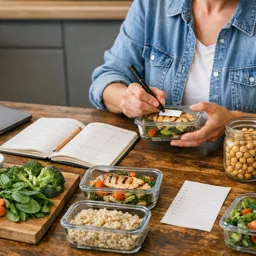 Imagen del curso gratis Cocina saludable para principiantes: menús semanales y compras inteligentes