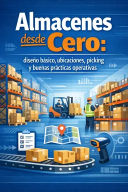 Portada de libro electrónico gratuitaAlmacenes desde Cero: diseño básico, ubicaciones, picking y buenas prácticas operativas